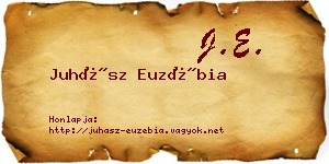Juhász Euzébia névjegykártya